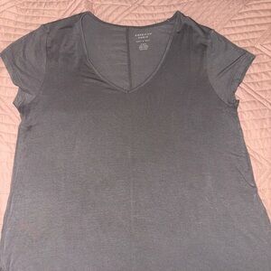 American Eagle Outfitters Charcoal Short Sleeve Tee